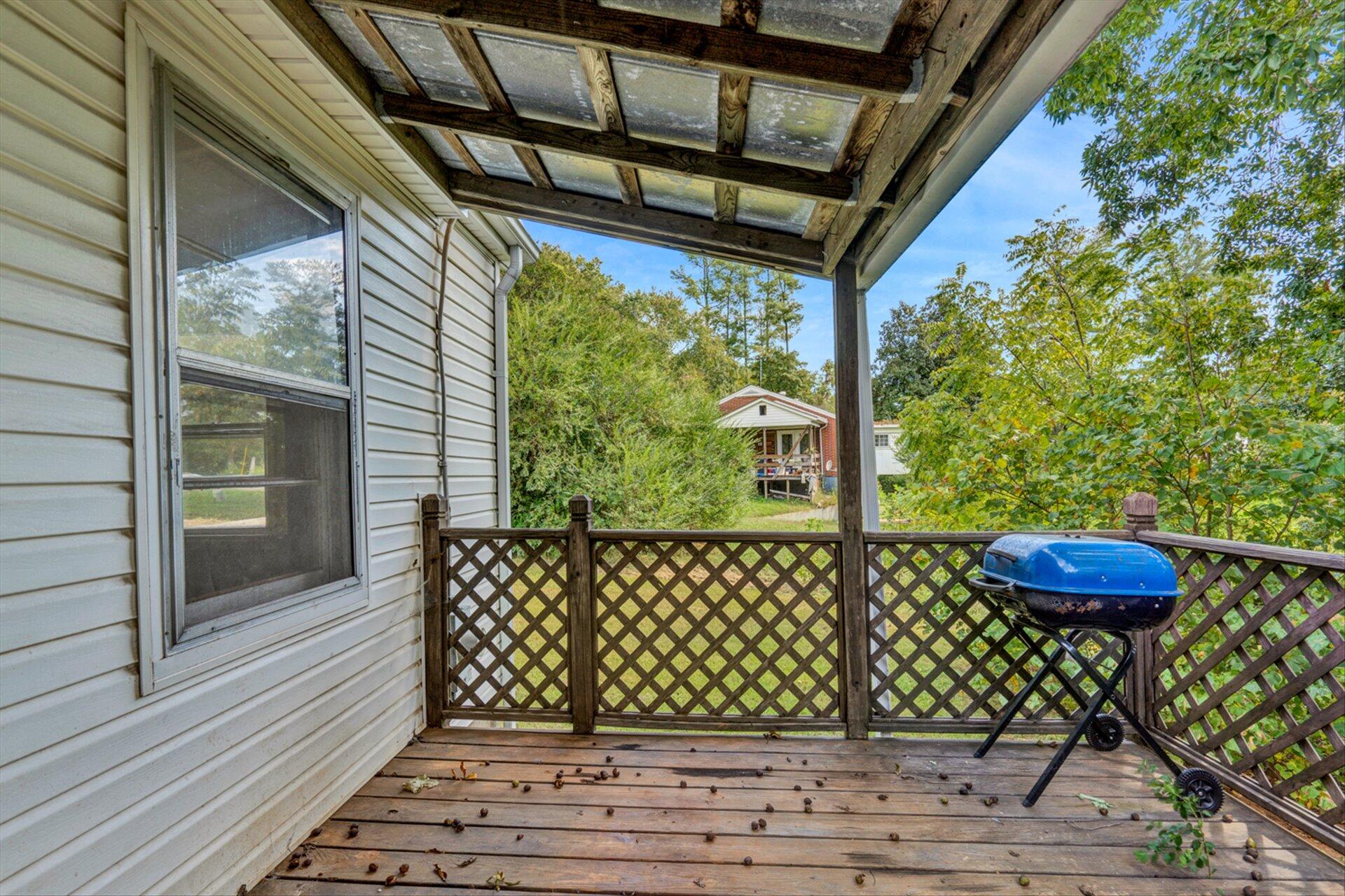 121 Lackey Road Collinsville, VA 24078 - Photo 16 of 17 Covered Deck