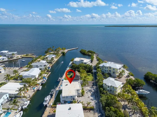 an aerial view of residential building with outdoor space