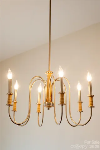 a view of balcony with wooden floor