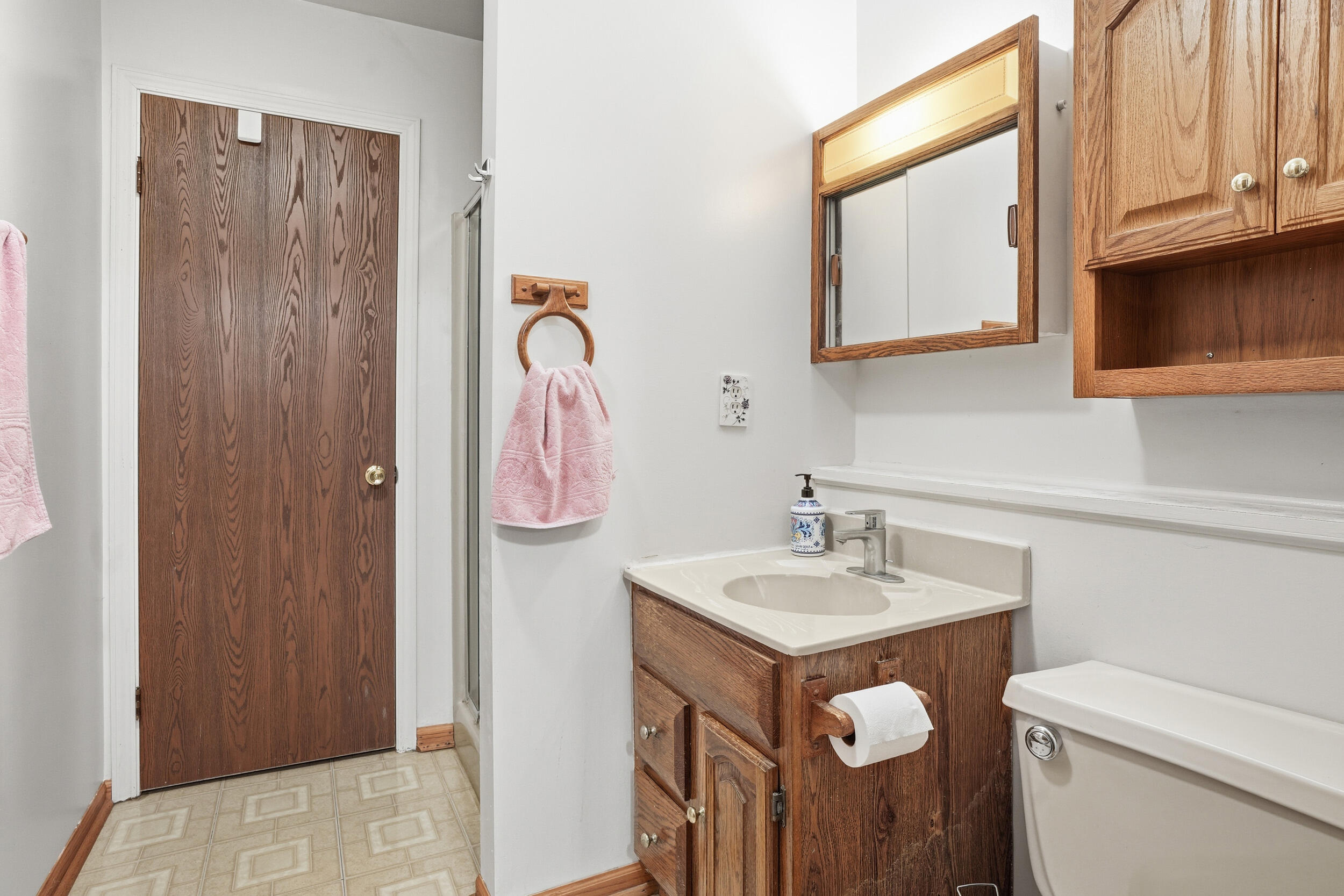 4142 Augusta Drive Crown Point, IN 46307 - Photo 18 of 24 a bathroom with a sink and a mirror