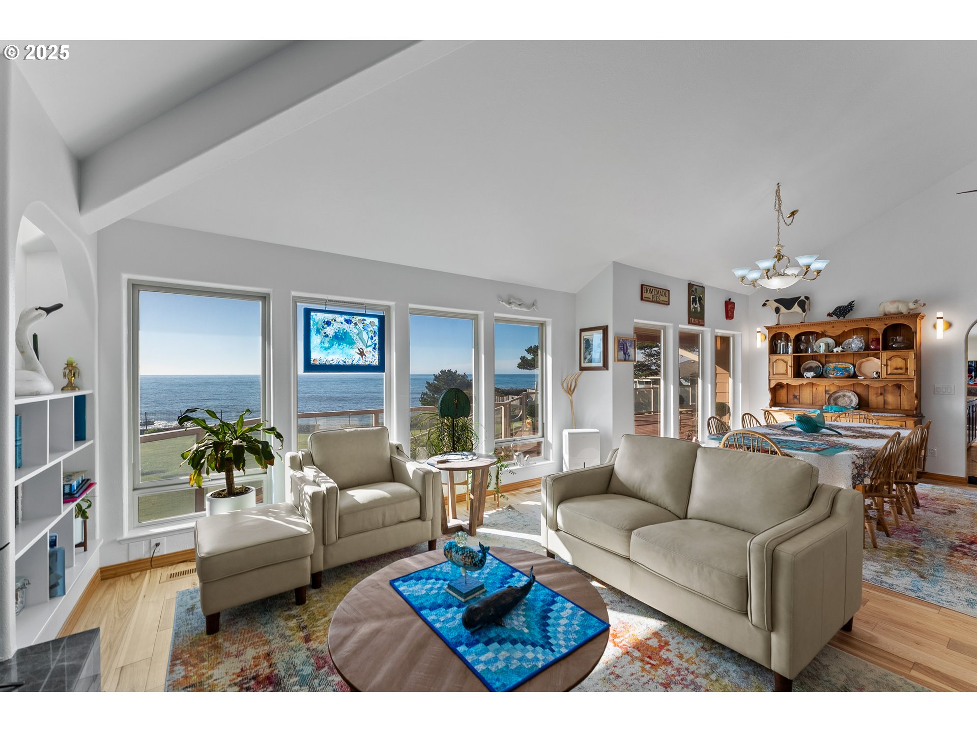 98686 Fox Drive Brookings, OR 97415 - Photo 24 of 48 a living room with furniture and a fireplace