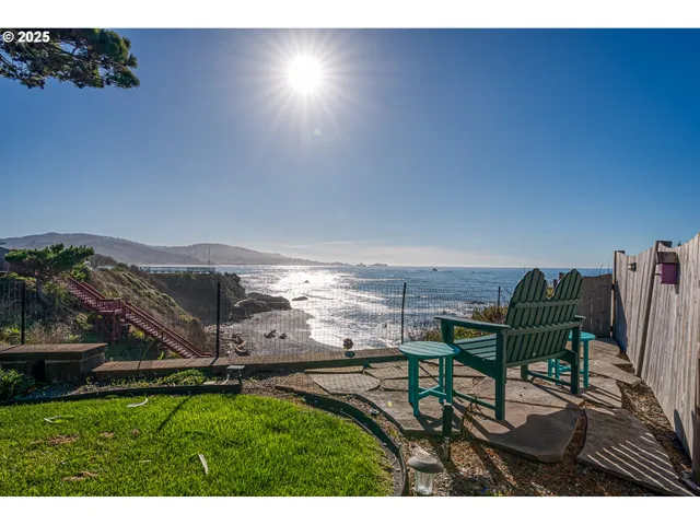 a balcony with view of lake