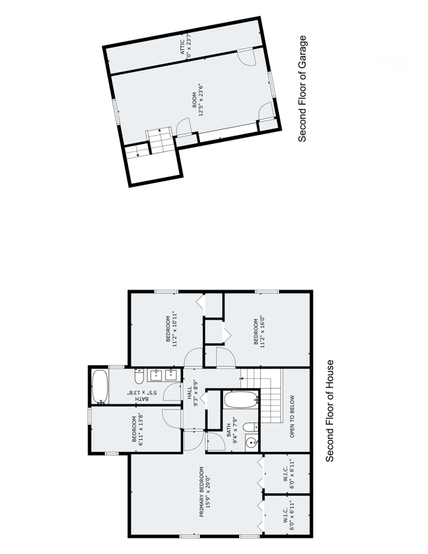 17 Edes Road Cumberland Center, ME 04021 - Photo 85 of 86 Second Floor (house & garage)