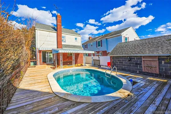 a view of a house with pool
