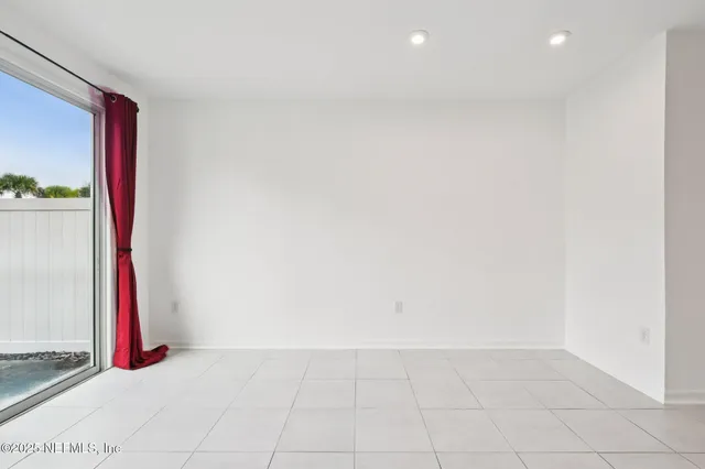 a view of a room with a staircase