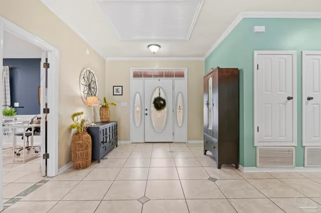 a view of a entryway