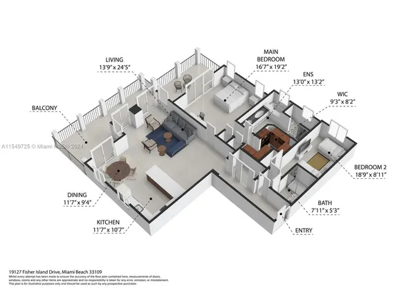 $15,000 | 19127 Fisher Island Drive, Unit 19127, Miami Beach, FL 33109