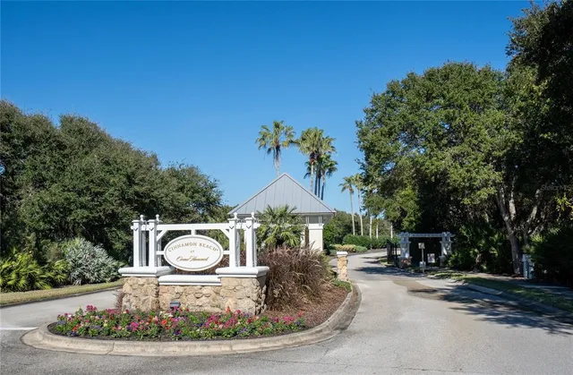 a view of a lake with building in front of it