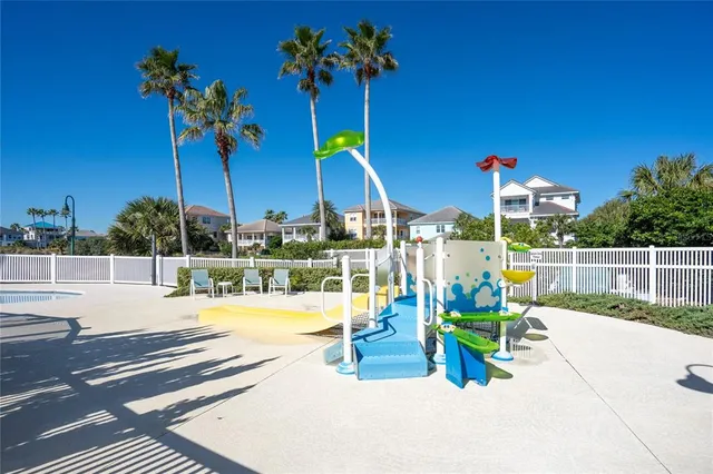 a view of a lake from a yard