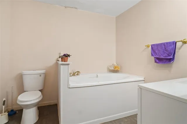 a bathroom with a sink and a toilet