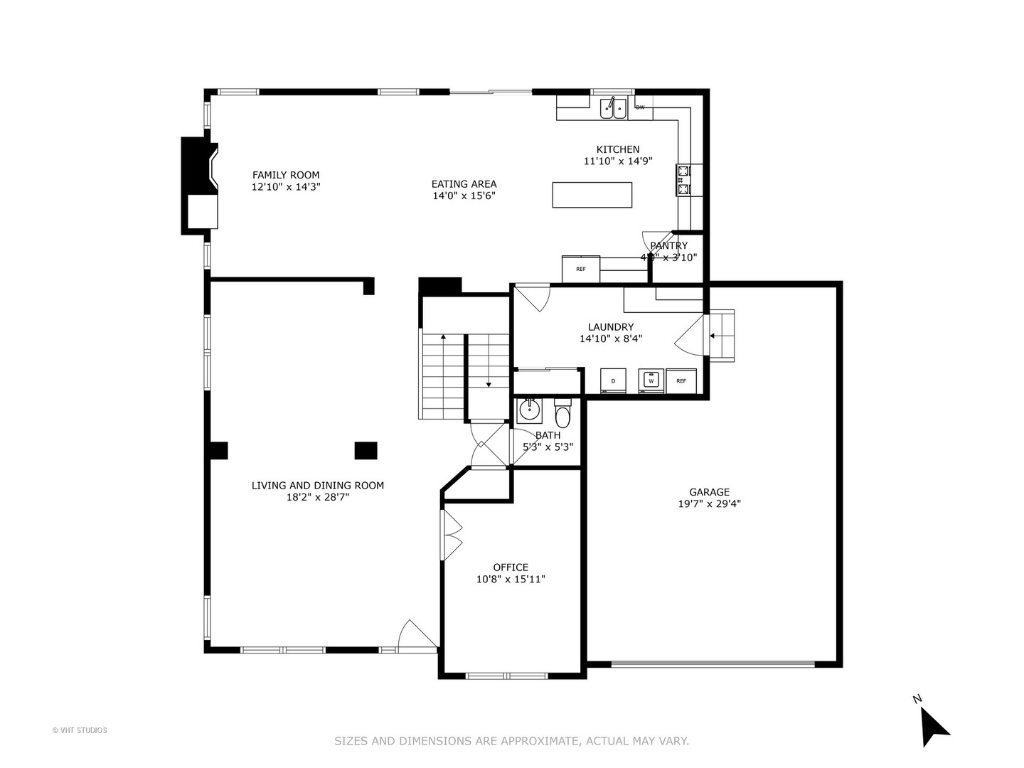 13733 Meadow Lane Plainfield, IL 60544 - Photo 37 of 39 a picture of a floor plan