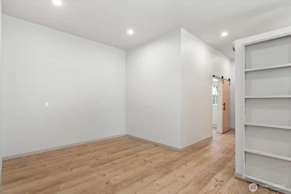 a view of an empty room
