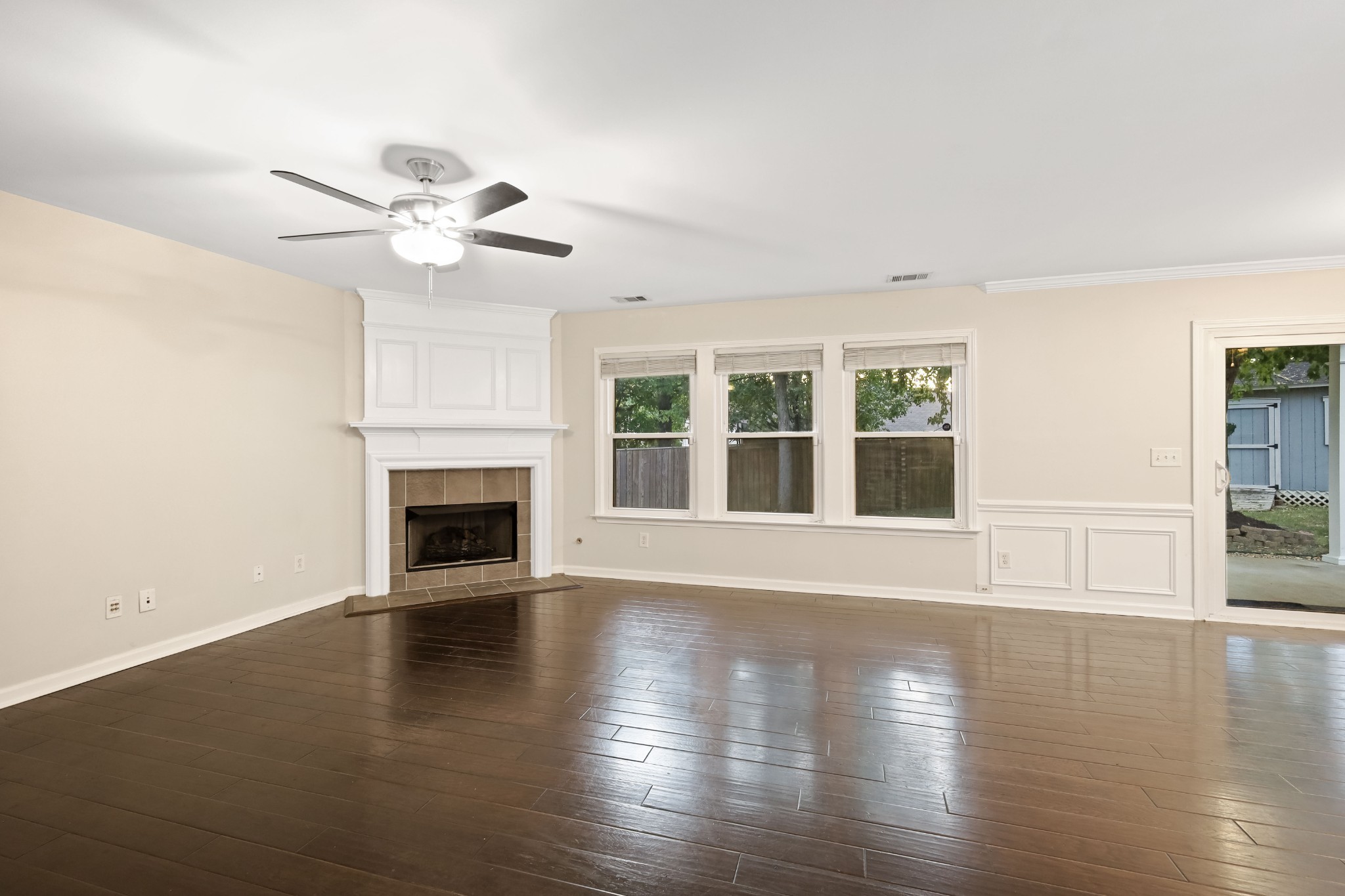 2201 Cardiff Lane Mount Juliet, TN 37122 - Photo 18 of 47 a view of an empty room with wooden floor and a window