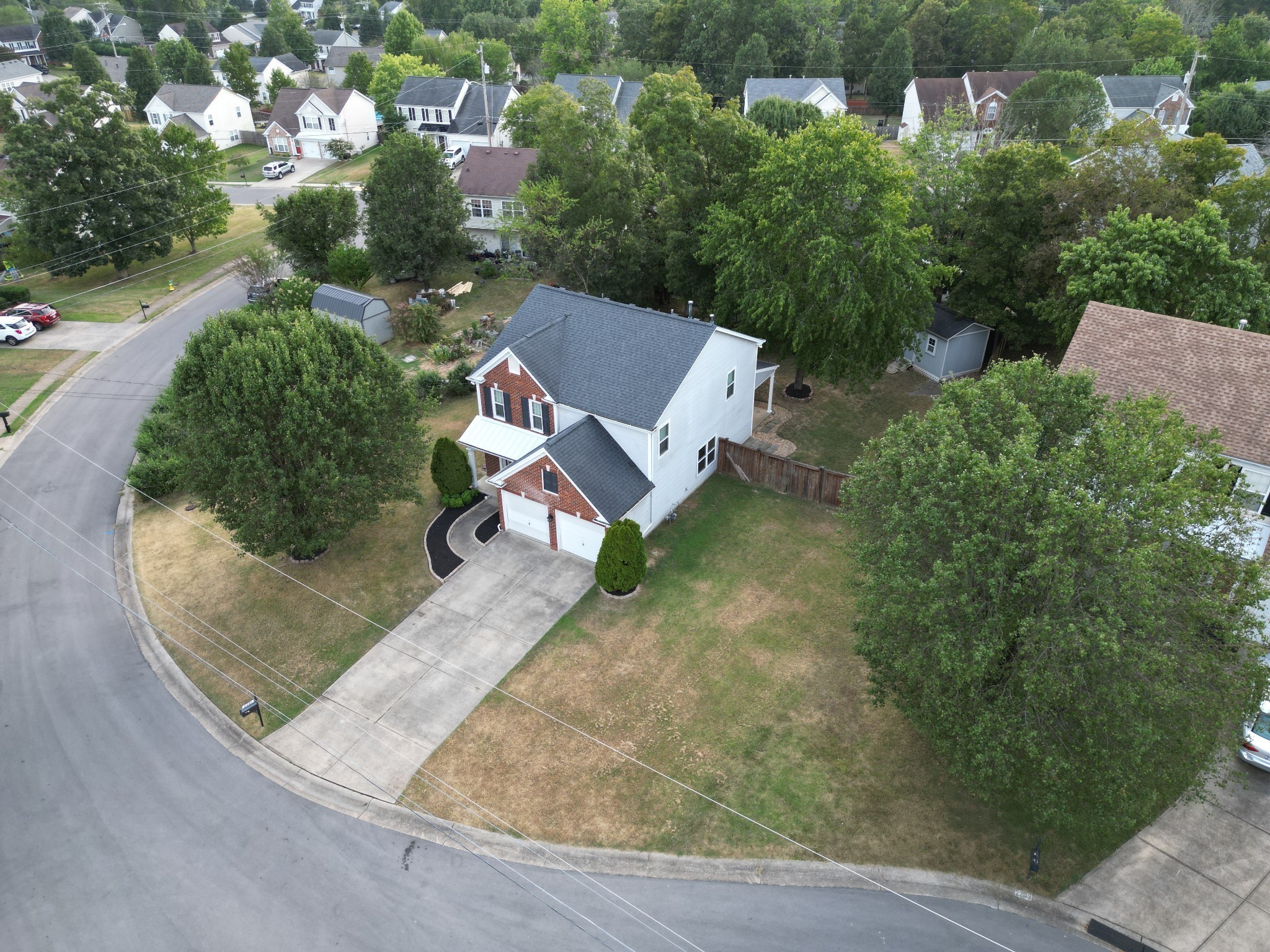 2201 Cardiff Lane Mount Juliet, TN 37122 - Photo 41 of 47 an aerial view of a house with outdoor space