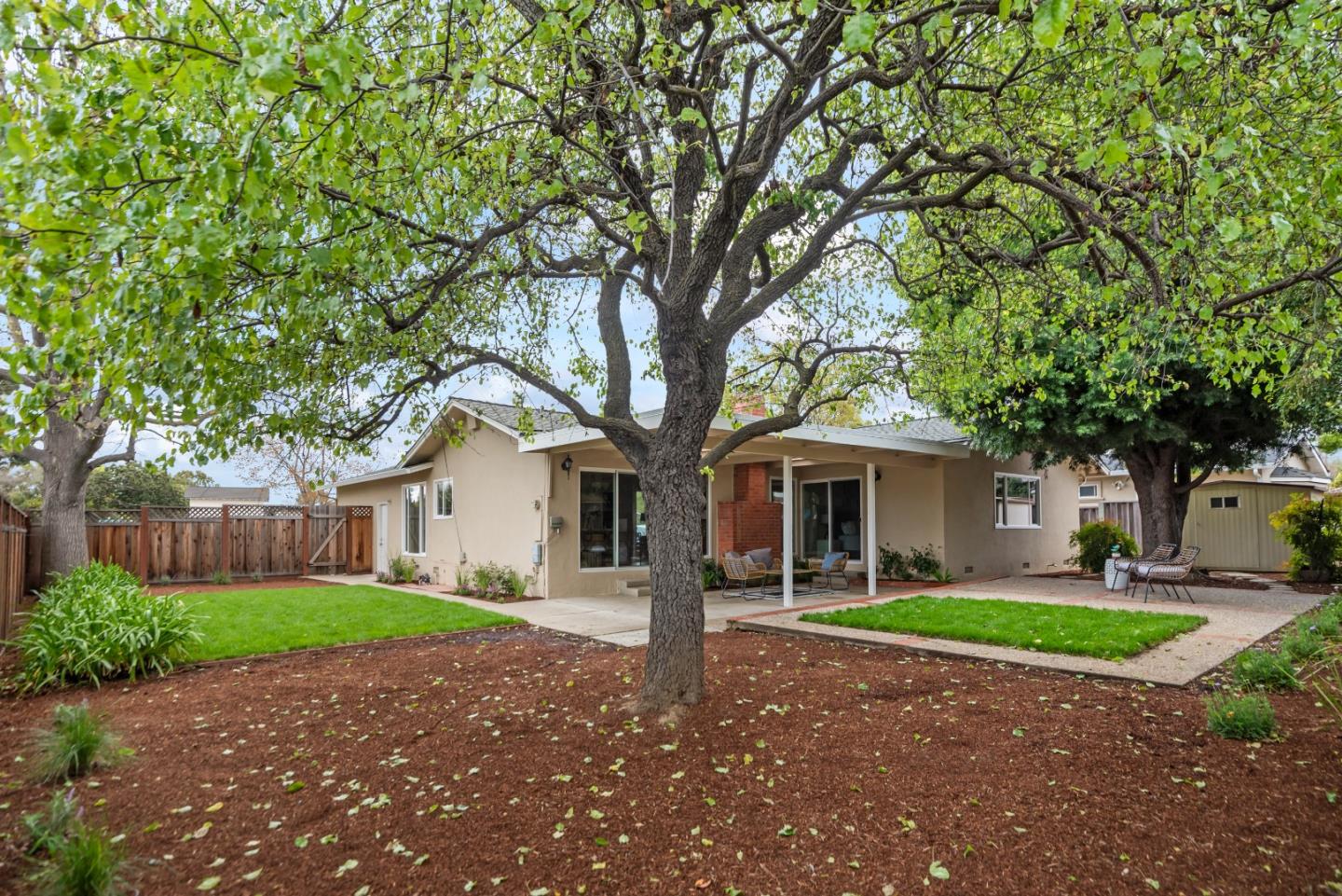 1001 Valley Forge Drive Sunnyvale, CA 94087 - Photo 22 of 24 a front view of a house with garden