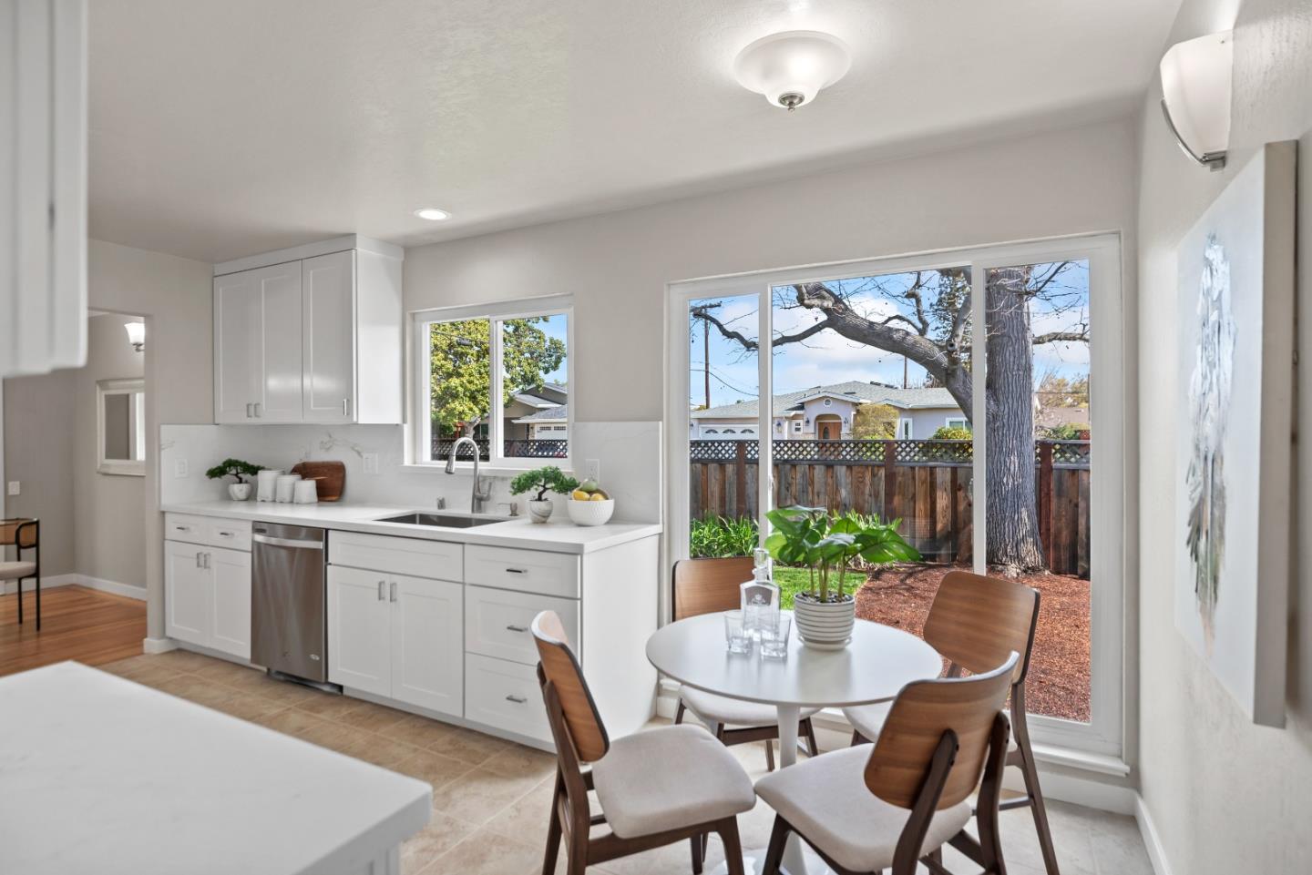 1001 Valley Forge Drive Sunnyvale, CA 94087 - Photo 10 of 24 a view of a dining room with furniture window and outside view