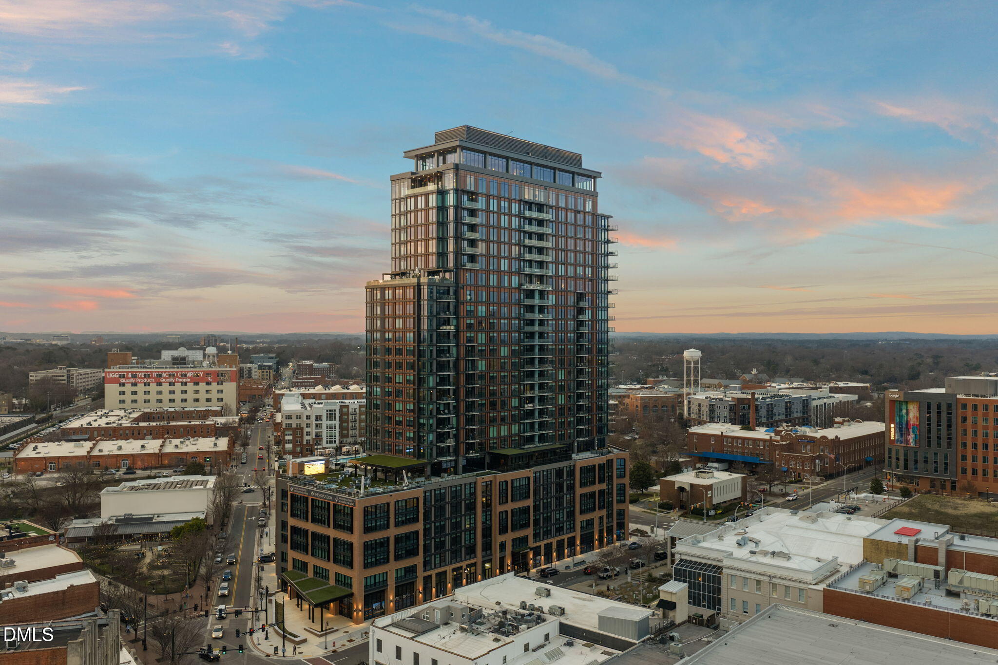 115 Morris Street, Unit 2701 Durham, NC 27701 - Photo 67 of 99 a view of a city with tall buildings