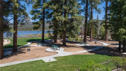 a view of backyard with green space