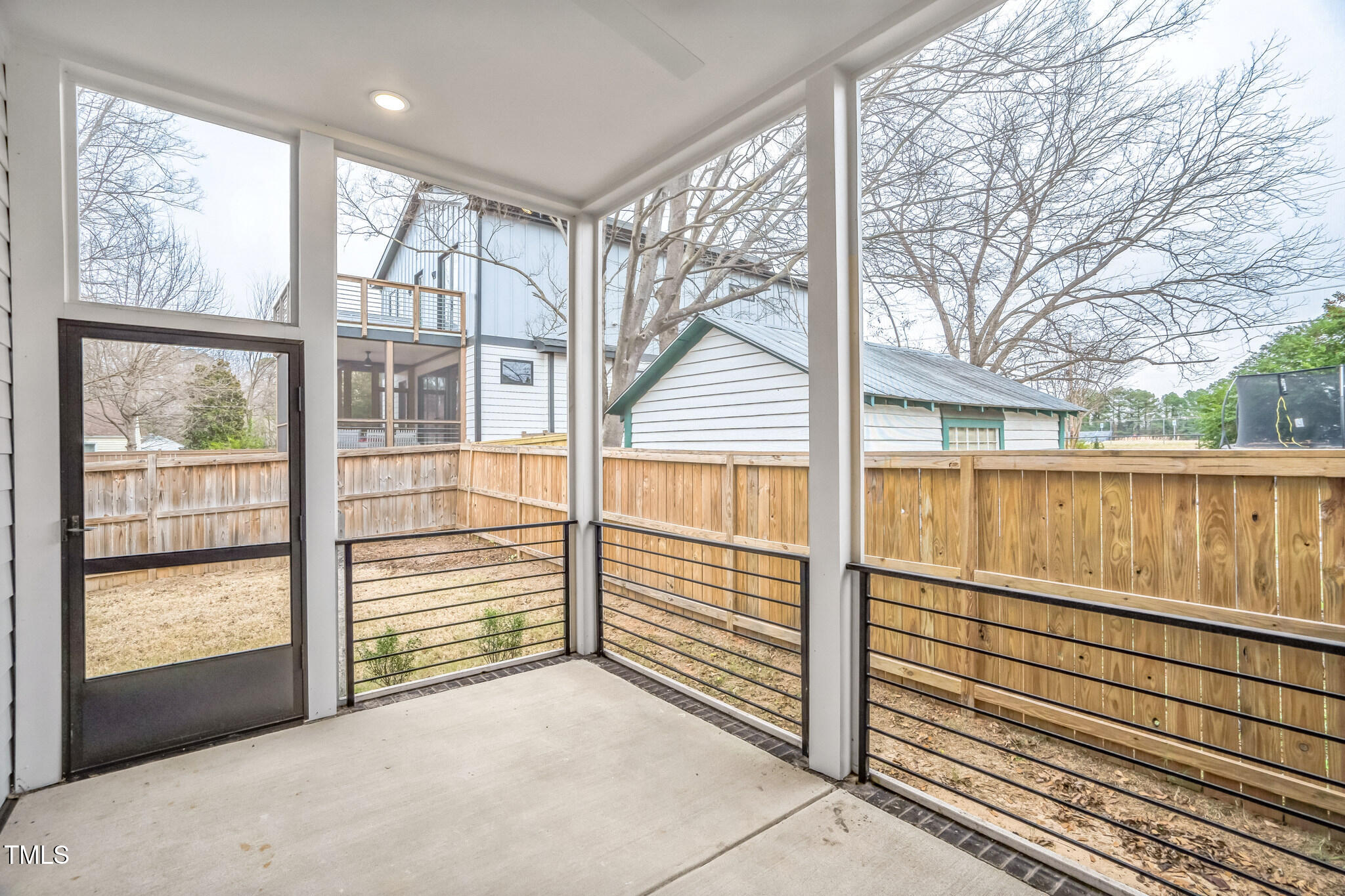 715 1/2 Van Buren Road Raleigh, NC 27604 - Photo 14 of 23 a view of a balcony from window