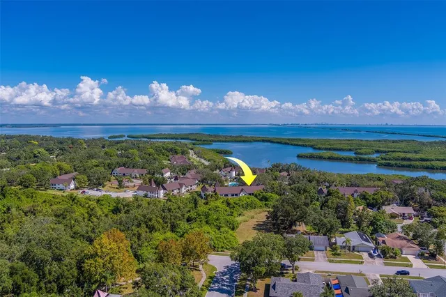 a view of small house with front door