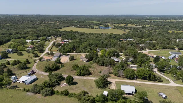an aerial view of a city with lots of residential buildings