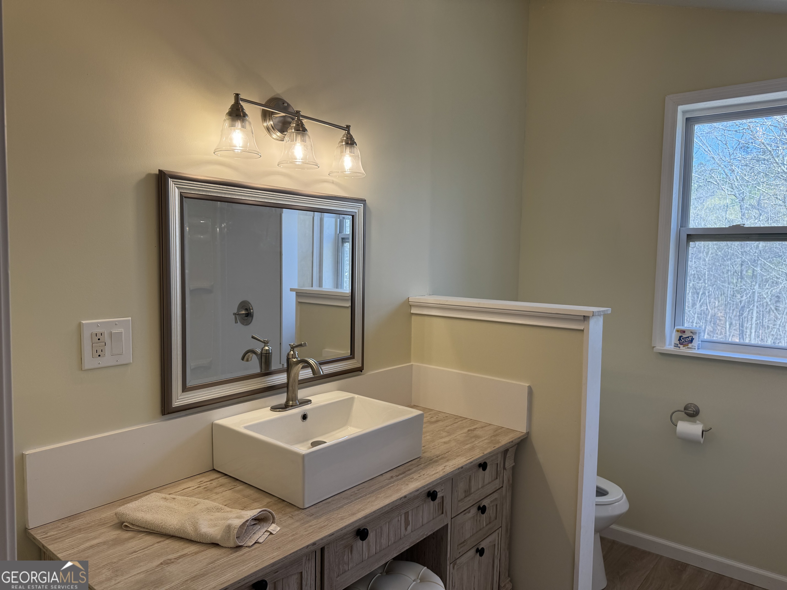 447 Grandview Road Mansfield, GA 30055 - Photo 63 of 65 a bathroom with a sink and a mirror