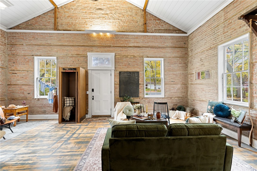 465 Marsh Road Pittsford, NY 14534 - Photo 9 of 46 Original brick exposed.