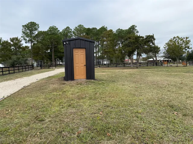a view of outdoor space with garden