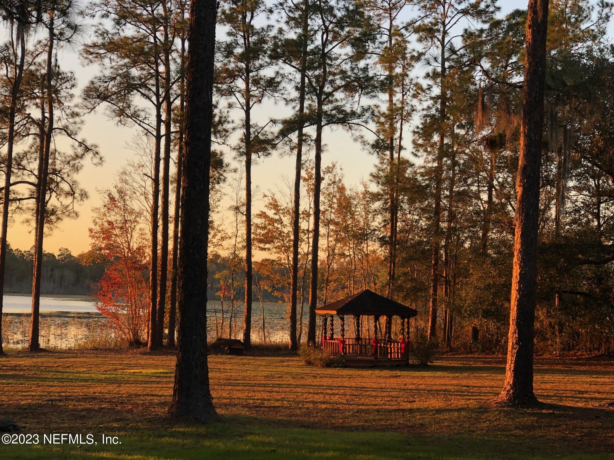 121 Peniel Church Road Palatka, FL 32177 - Photo 75 of 81 lake and gazebo