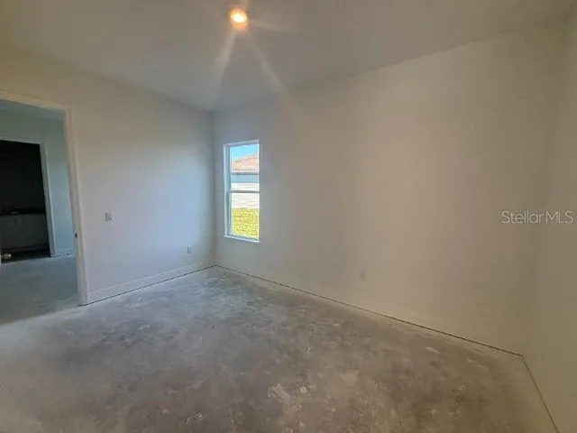 a view of hallway with closet