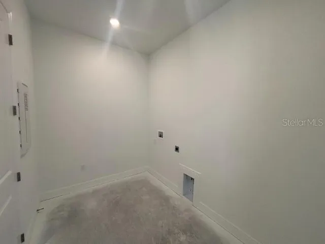 a view of a lake with a big yard