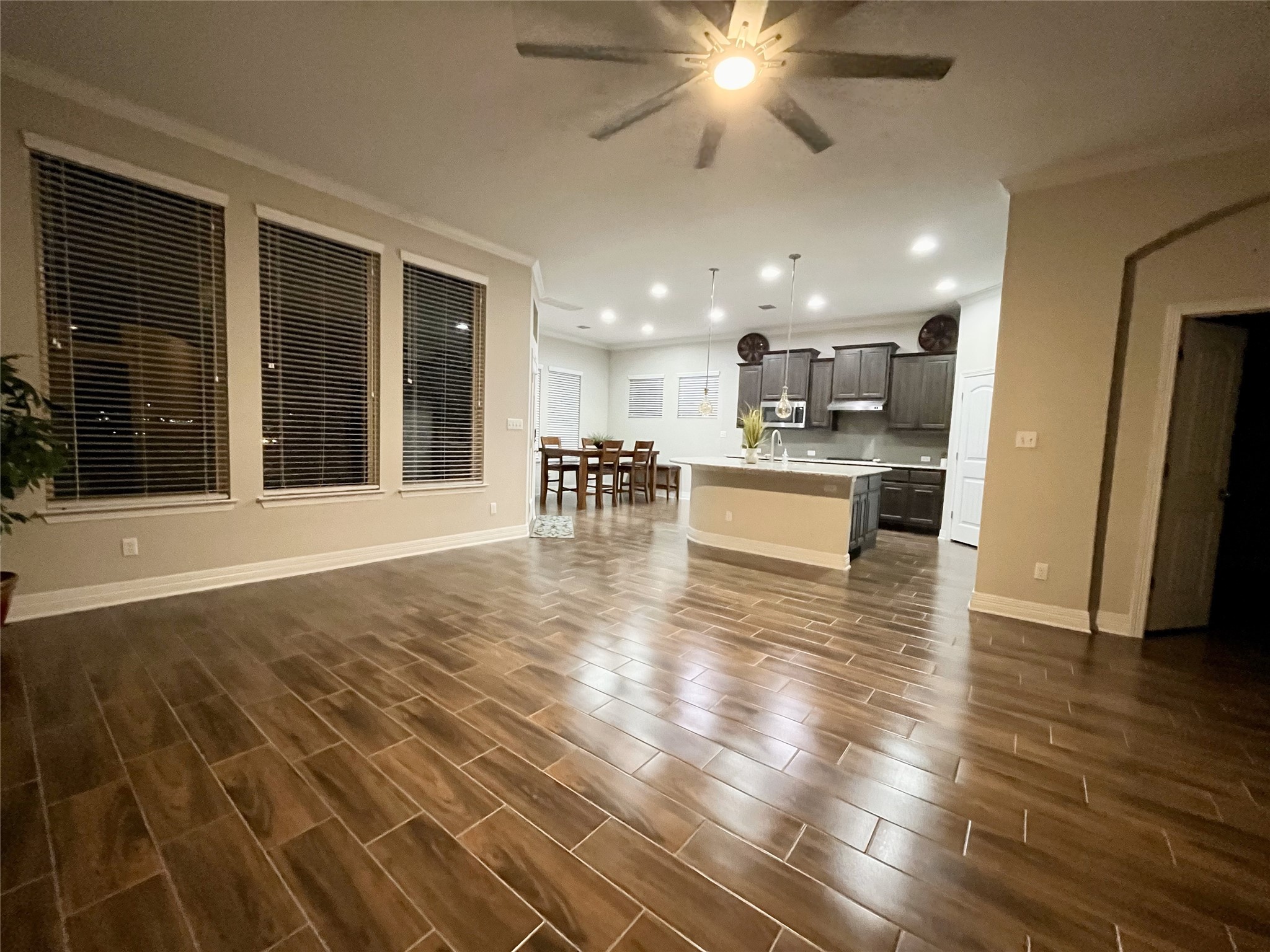 409 Betony Loop Buda, TX 78610 - Photo 15 of 27 night view living room