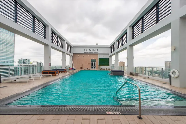 a living room with a large window