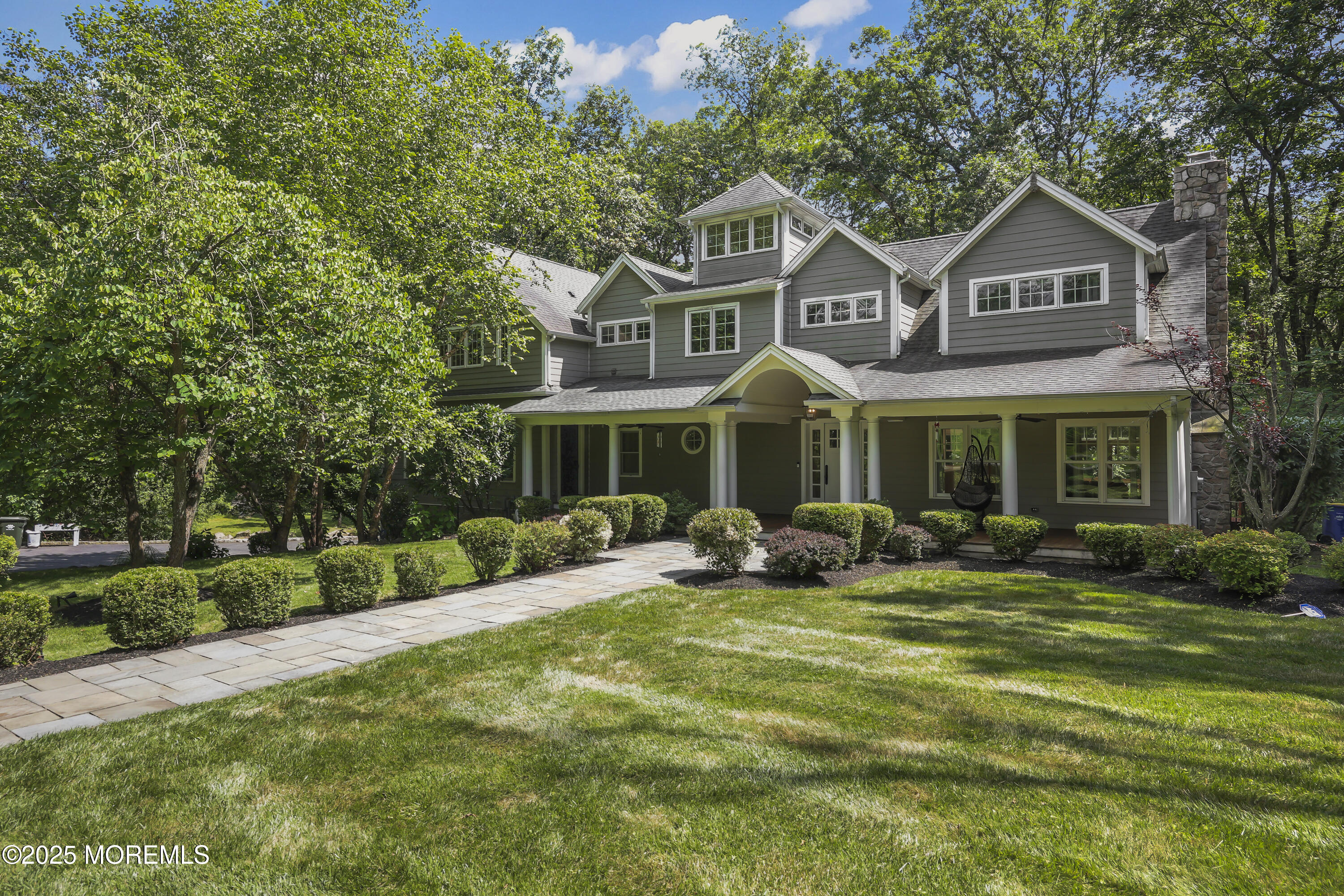 76 Culberson Road Basking Ridge, NJ 07920 - Photo 54 of 66 a front view of a house with yard and green space