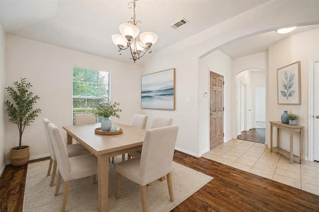 5005 Ridge Run Drive McKinney, TX 75071 - Photo 3 of 27 Virtually Staged Entry and Dining Room