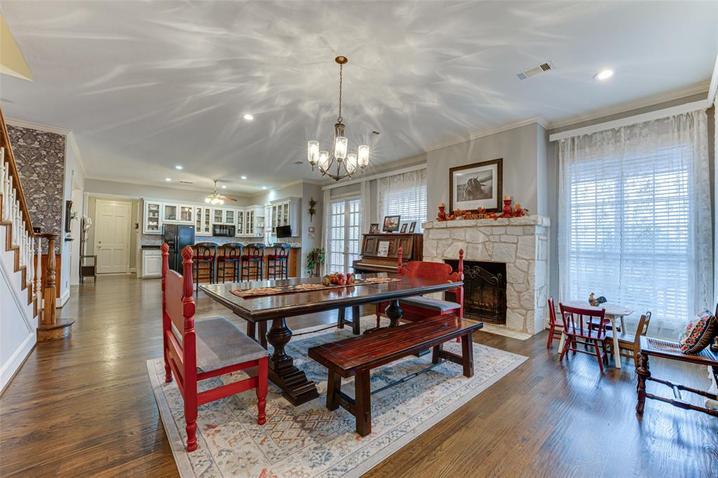 707 Cullins Road Rockwall, TX 75032 - Photo 26 of 35 a living room with furniture and a fireplace