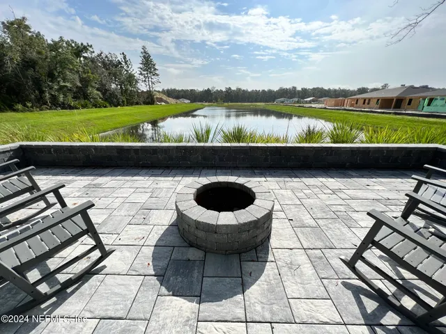 a view of an outdoor space and lake view