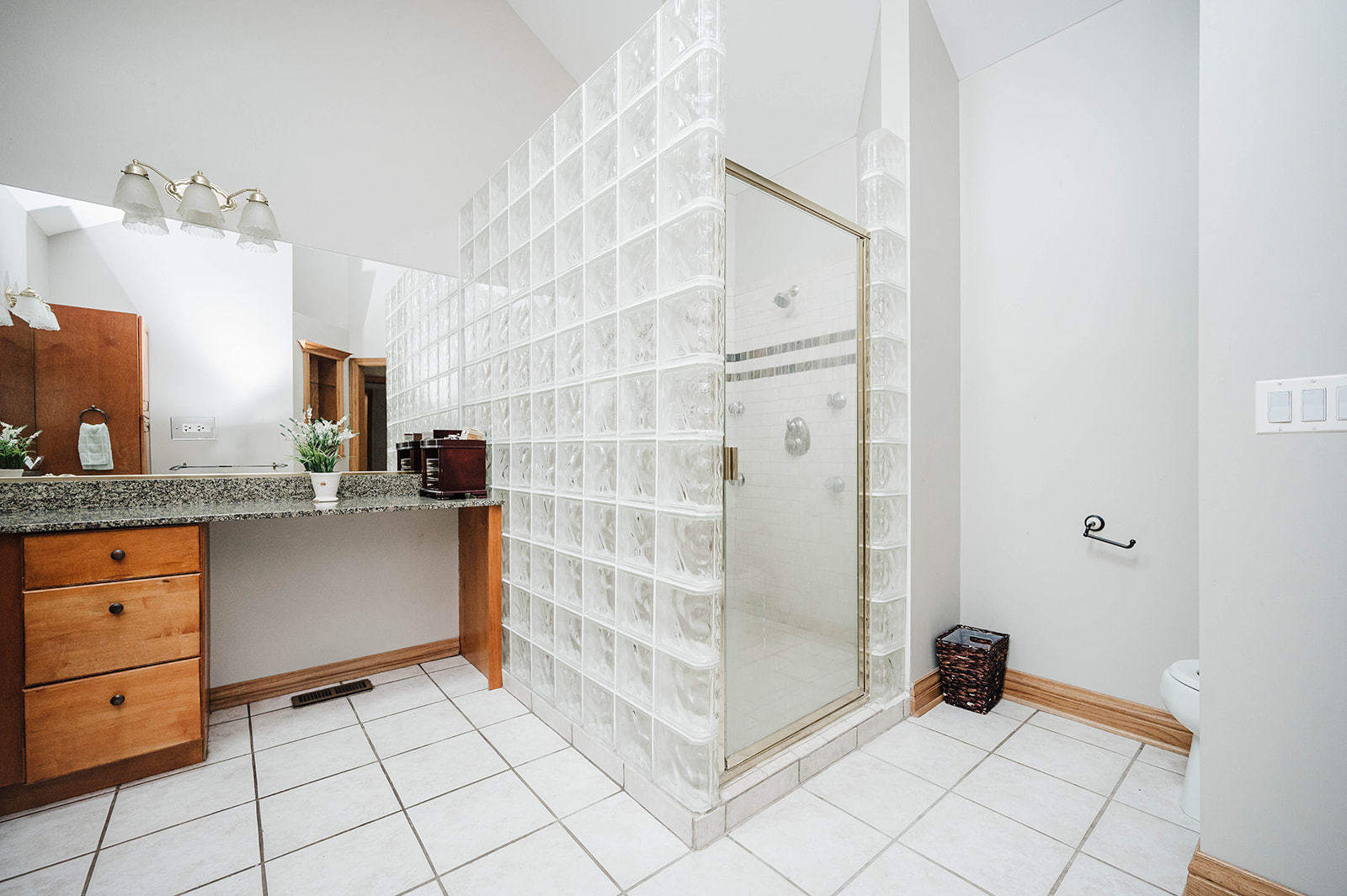 9S151 Granart Road Plano, IL 60545 - Photo 25 of 48 a bathroom with a shower and mirror