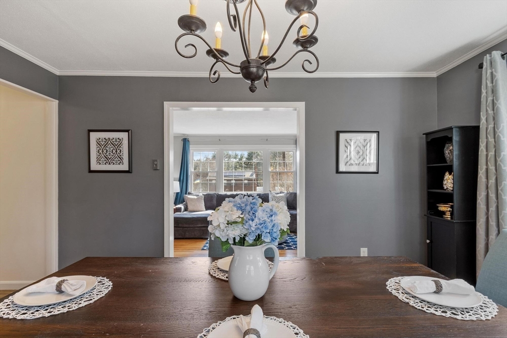 21 Potter Road Framingham, MA 01701 - Photo 17 of 42 a view of a dining room with furniture window and wooden floor