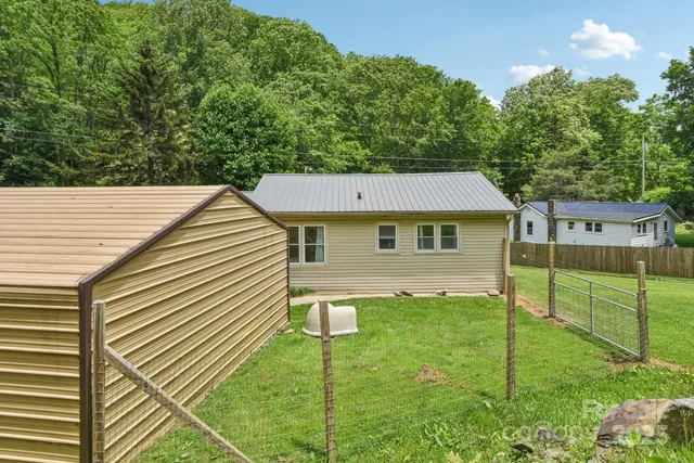 a aerial view of a house