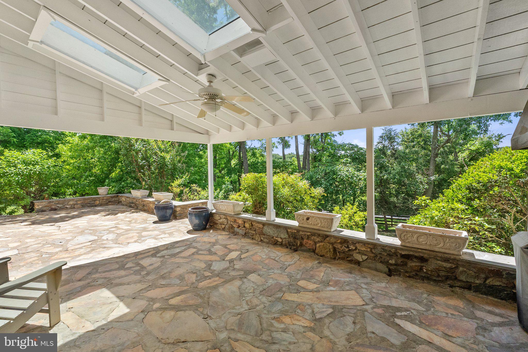 21056 Beaverdam Bridge Road Middleburg, VA 20117 - Photo 58 of 109 Large Covered Stone Patio