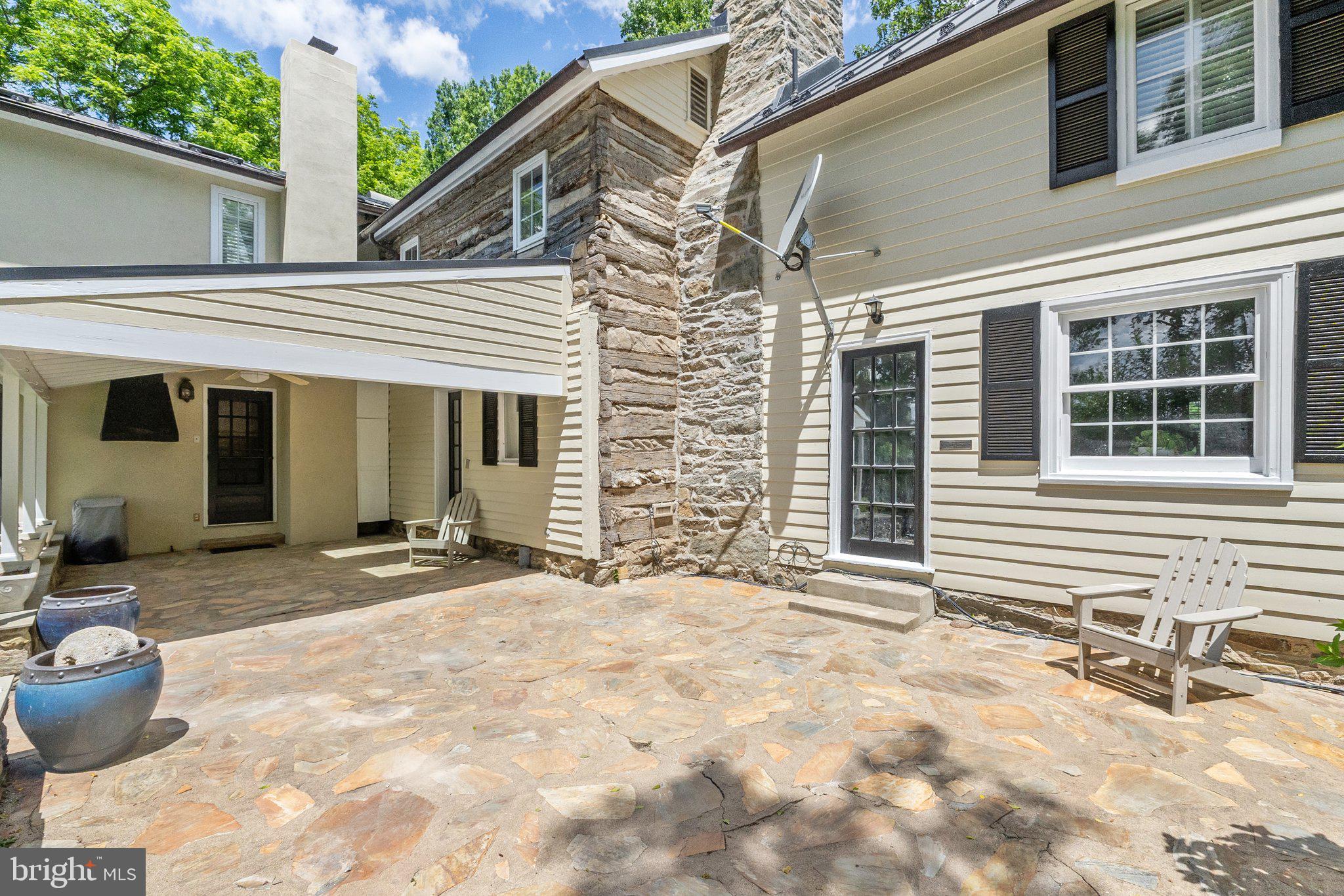 21056 Beaverdam Bridge Road Middleburg, VA 20117 - Photo 61 of 109 Large Stone Patio for Entertaining