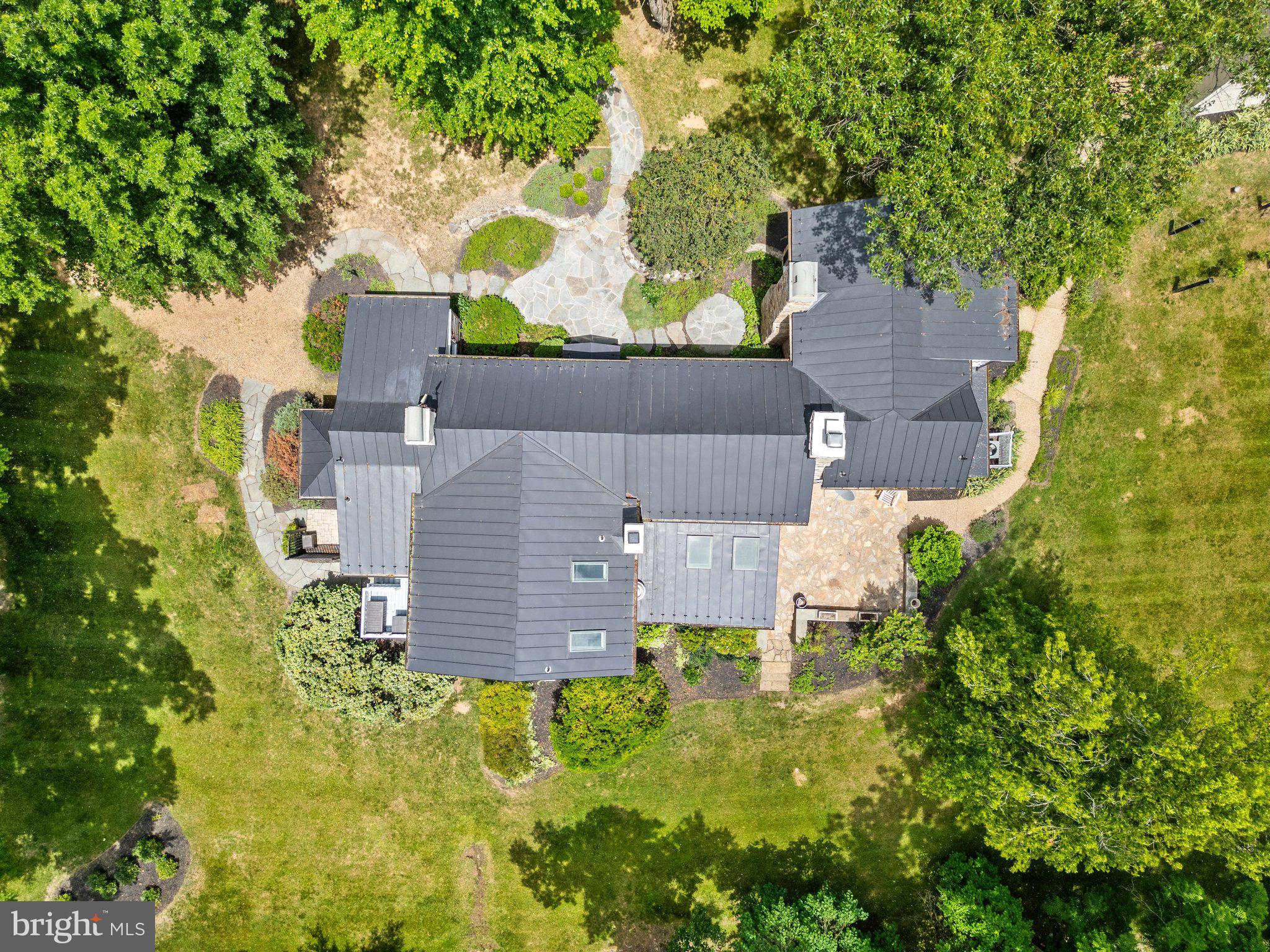 21056 Beaverdam Bridge Road Middleburg, VA 20117 - Photo 62 of 109 Aerial View / Metal Roof on All Dwellings