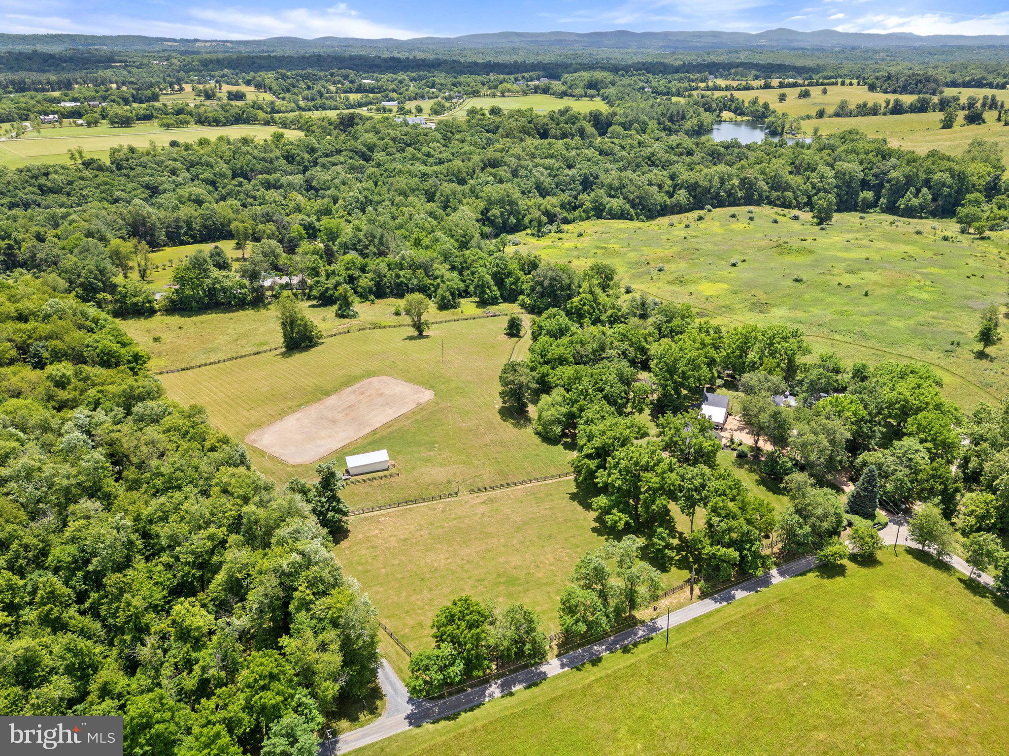 Aerial View of Paddocks / Blue Stone Arena