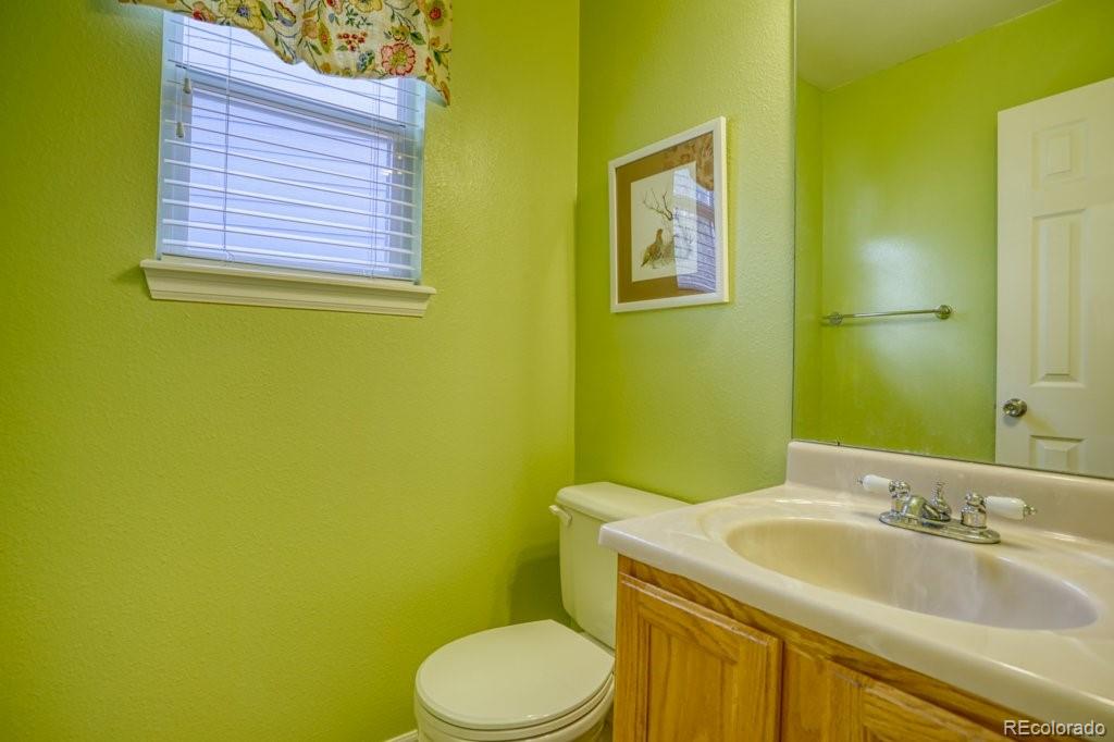 9561 South Castle Ridge Circle Highlands Ranch, CO 80129 - Photo 25 of 29 a bathroom with a sink and a toilet