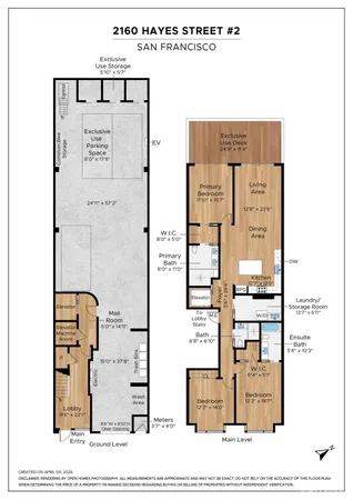 $2,349,000 | 2160 Hayes Street, Unit 2, San Francisco, CA 94117