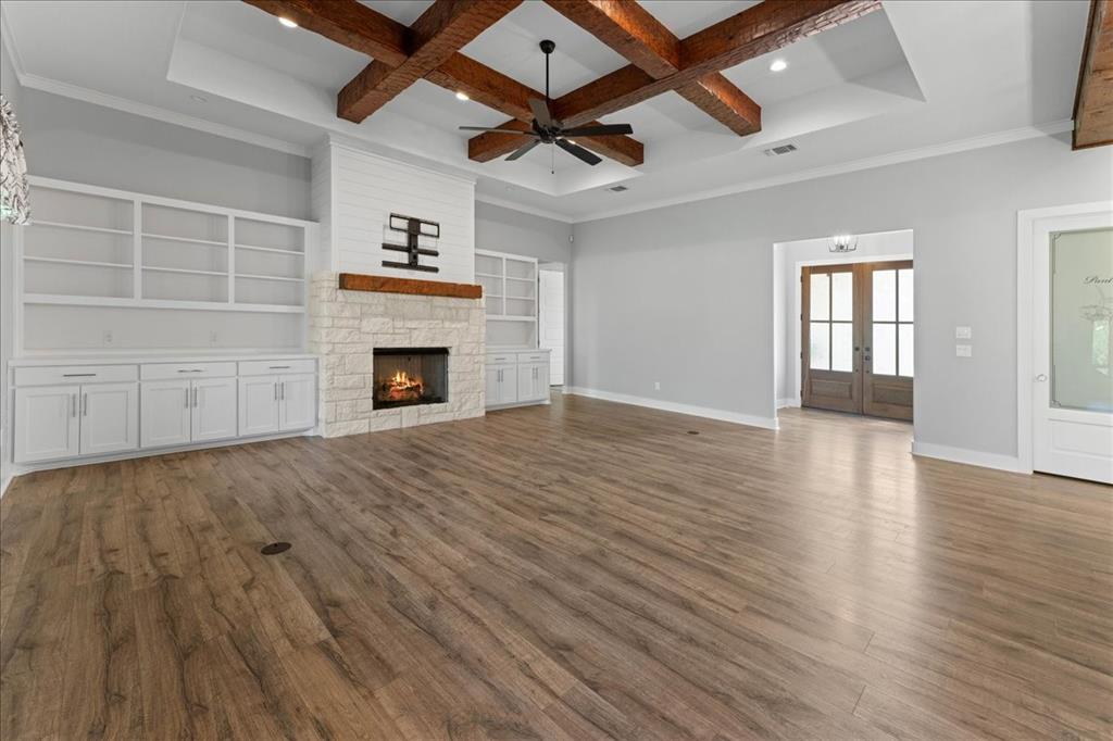 480 County Road 1927 Yantis, TX 75497 - Photo 5 of 39 Gorgeous Wood Faux beams in living room