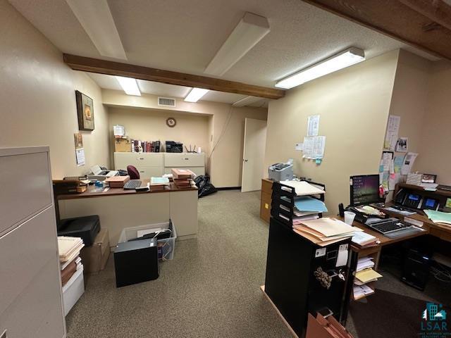 301 Chestnut Street Virginia, MN 55792 - Photo 11 of 31 Office area featuring beam ceiling
