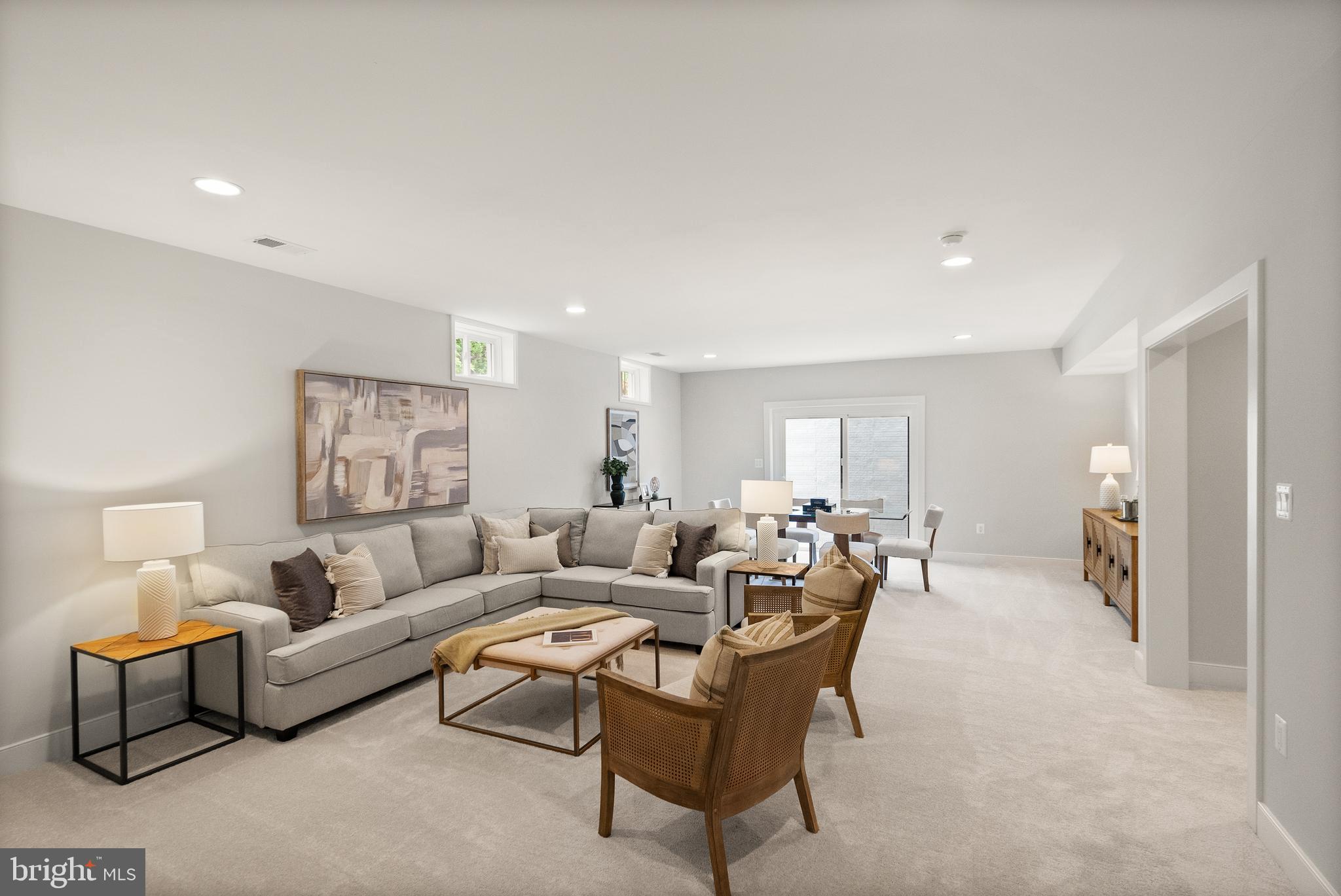 7232 Andrus Road Bethesda, MD 20817 - Photo 31 of 36 Expansive, light-filled walkup basement.