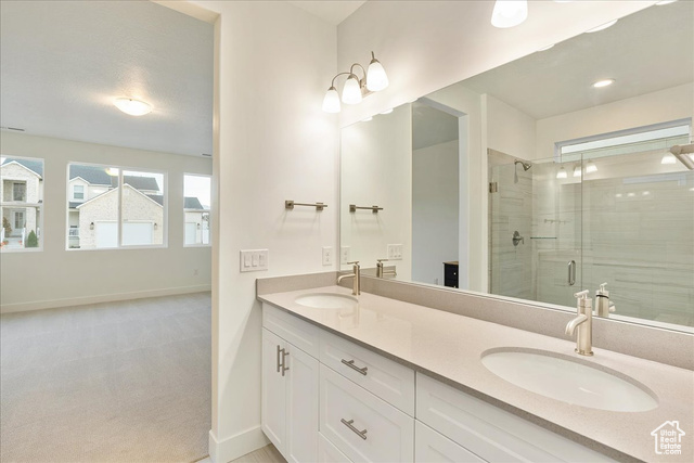 2033 Fortune Lane, Unit 462 Mapleton, UT 84664 - Photo 18 of 27 Primary bathroom with quartz counter tops